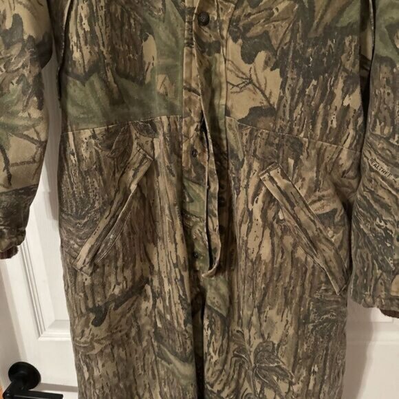 Vintage 10X Gore-Tex Rainwear Men's Hunting Coveralls W/hood Camo USA Realtree M - Picture 4 of 16